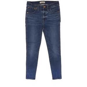 Madewell 9" High Rise Skinny Jeans Classic Fit Medium Wash Womens Size 27
